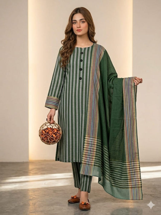 Hope Style Multani Khaddi Sussi 3 Piece Winter Collection
