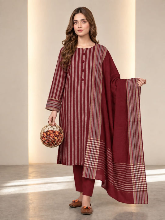Hope Style Multani Khaddi Sussi 3 Piece Winter Collection