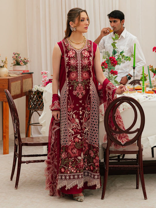 Mahnur Brand Luxury Premium Quality Most Popular Dhanak Fabric 3 Piece Unstitch Dress